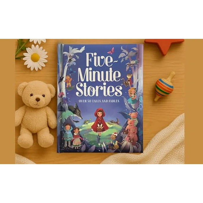 Five-Minute Stories - Over 50 Tales and Fables: Short Nursery Rhymes, Fairy Tales, and Bedtime Collections for Children by Cottage Door Press - Image 3