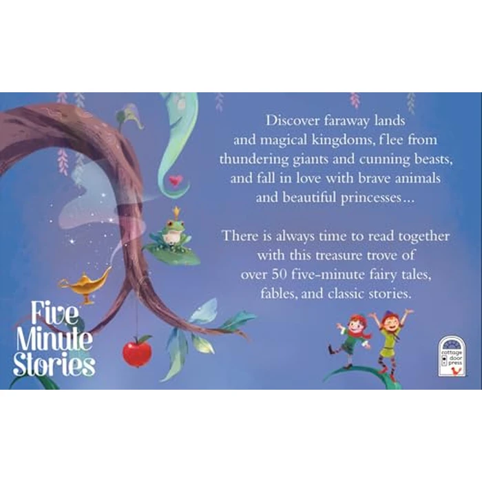 Five-Minute Stories - Over 50 Tales and Fables: Short Nursery Rhymes, Fairy Tales, and Bedtime Collections for Children by Cottage Door Press - Image 5