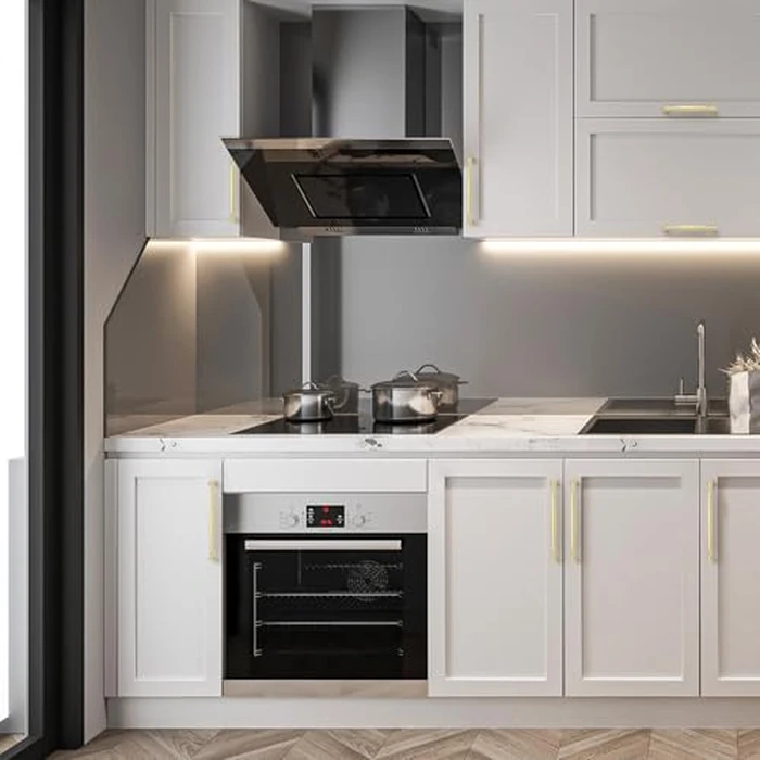 HOME EDIT 10 Pack 5 Inch Brushed Brass Cabinet Handles Solid Zinc Alloy Pulls for Kitchen, Dresser, Closet & Bathroom Cabinets Hardware by HOME EDIT - Image 8