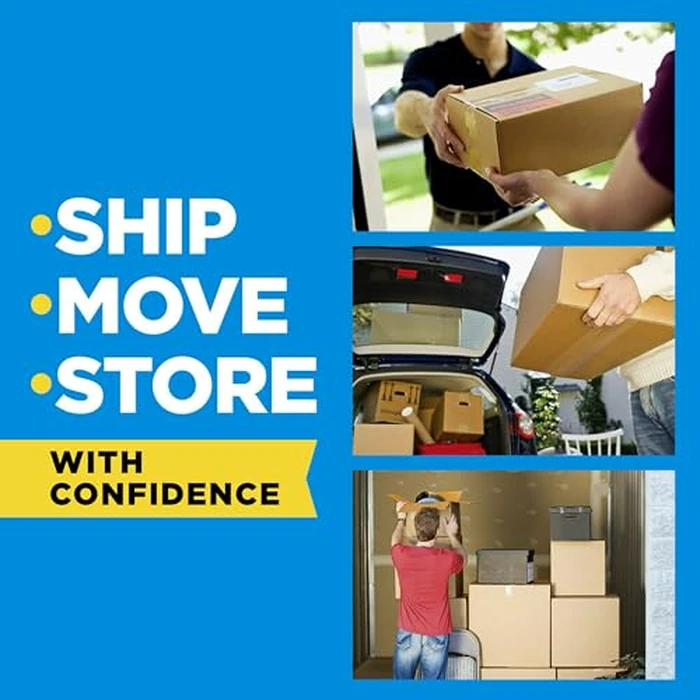 Scotch Heavy Duty Packaging Tape, 1.88" x 54.6 yd, Designed for Packing, Shipping and Mailing, Strong Seal on All Box Types, 3" Core, Clear, 6 Rolls (3850-6) by Scotch - Image 8