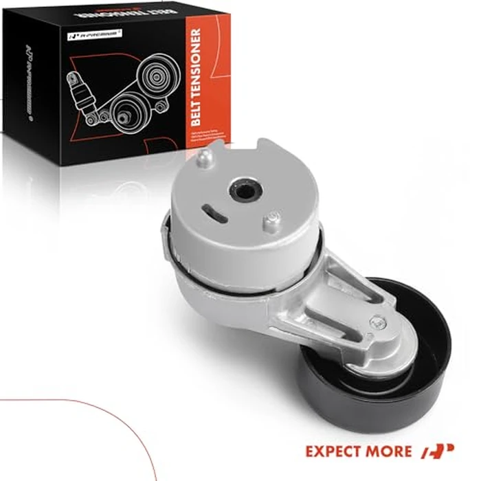 A-Premium Belt Tensioner Assembly with Pulley Compatible with Ford F-250 1995-1996, F-350 F Super Duty, E-350 Econoline Club Wagon 1995-1998, 7.3L, Replace# F7TZ6B209AA, F5TE6B209DA by A-premium - Image 8