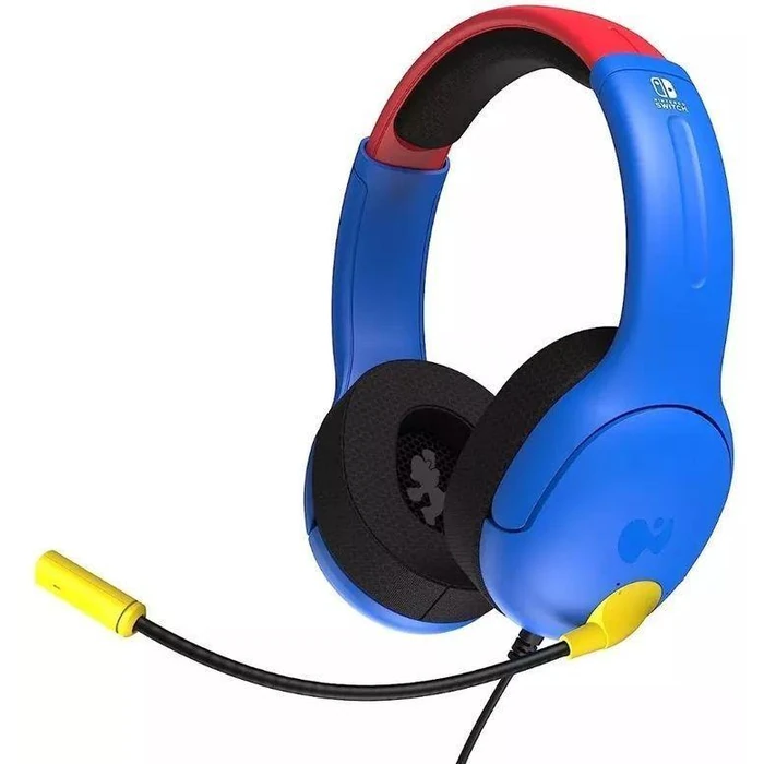 PDP AIRLITE Wired Gaming Headset for Nintendo Switch - Red/Blue by PDP - Image 2