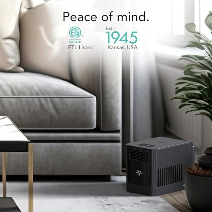 Vornado EV3 Whole Room Evaporative Humidifier, 1.5 gal Capacity, Electronic Humidistat, Top Fill, 54-Hour Run Time, 10 Speed Settings, Energy Efficient, 2 Antimicrobial Wicks, Easy To Clean, Black by Vornado - Image 6