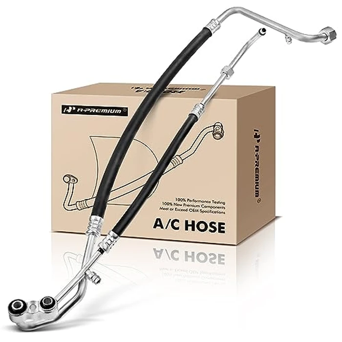 A-Premium A/C Suction Hose & Discharge Line Hose Assembly Compatible with Chevrolet & GMC Models - C1500, C2500, C3500, K2500, K3500, Tahoe, C1500/C2500/K1500/K2500 Suburban, Blazer by A-Premium - Image 1