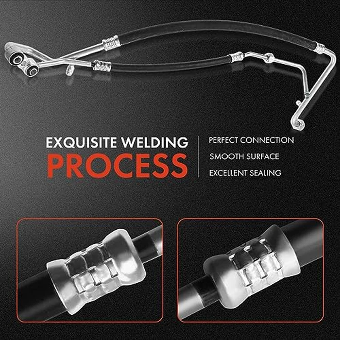 A-Premium A/C Suction Hose & Discharge Line Hose Assembly Compatible with Chevrolet & GMC Models - C1500, C2500, C3500, K2500, K3500, Tahoe, C1500/C2500/K1500/K2500 Suburban, Blazer by A-Premium - Image 5