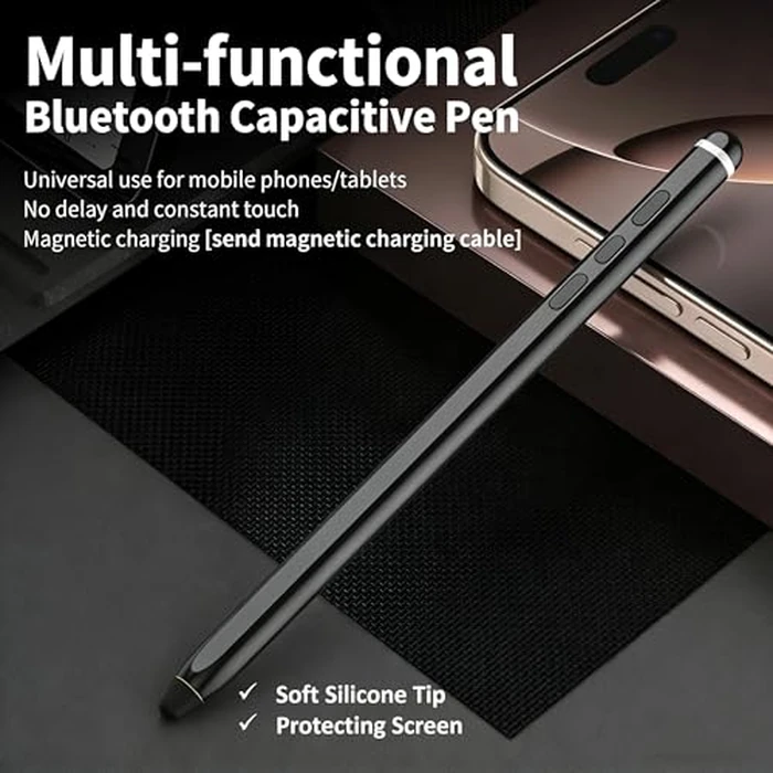 Fold 7 Pen (WithBluetooth) for Samsung Galaxy Z Fold 7/ Fold 6/ Fold 5 Edition, Compatible with Galaxy S25/S24/S23 Mobile Phone All Touch Screen Device (Black) by ALOCHSHOW - Image 2