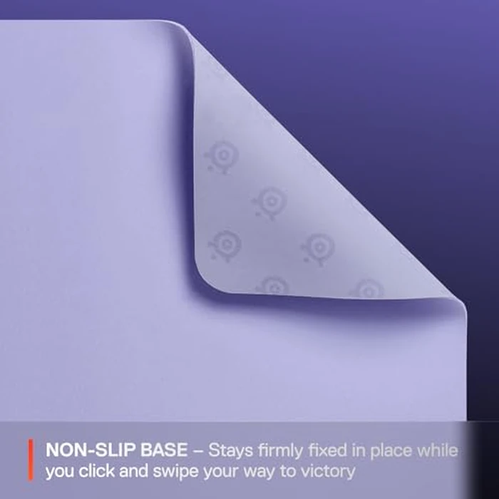 SteelSeries QcK Cloth Gaming Mouse Pad - Exclusive Micro-Woven Surface - Optimized for Gaming Sensors - Maximum Control - Size L - Lavender by SteelSeries - Image 6