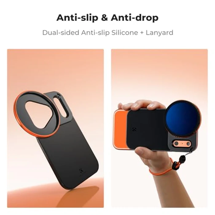 K&F CONCEPT Double-Sided Magnetic Lens Filter Mount Adapter with 58mm Variable ND2-32 Filter, Compatible with iPhone 17 Pro and 58mm Threaded Filters, VND Filter Compatible with iPhone Camera Lens by K&F CONCEPT - Image 5