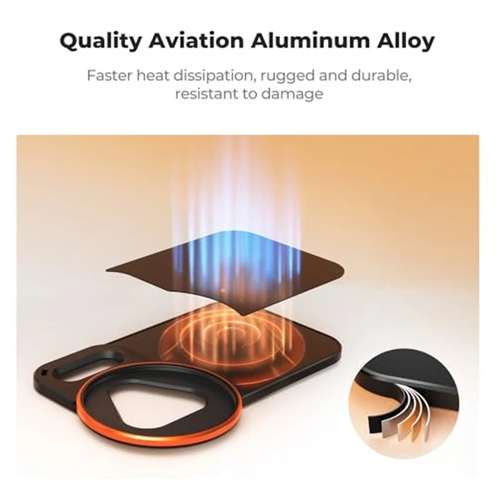 K&F CONCEPT Double-Sided Magnetic Lens Filter Mount Adapter with 58mm Variable ND2-32 Filter, Compatible with iPhone 17 Pro and 58mm Threaded Filters, VND Filter Compatible with iPhone Camera Lens by K&F CONCEPT - Image 8