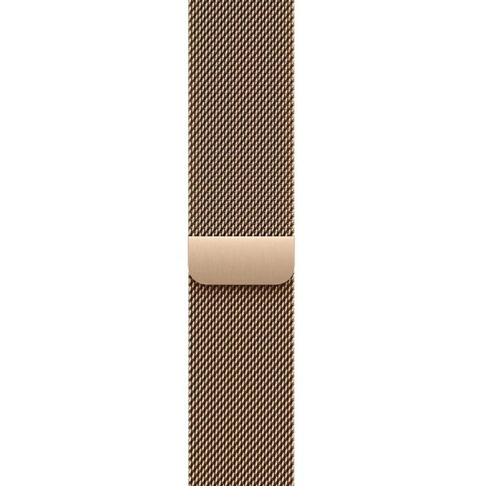 Apple Watch Milanese Loop Band (46mm) - Gold - Small/Medium Size by Apple - Image 1
