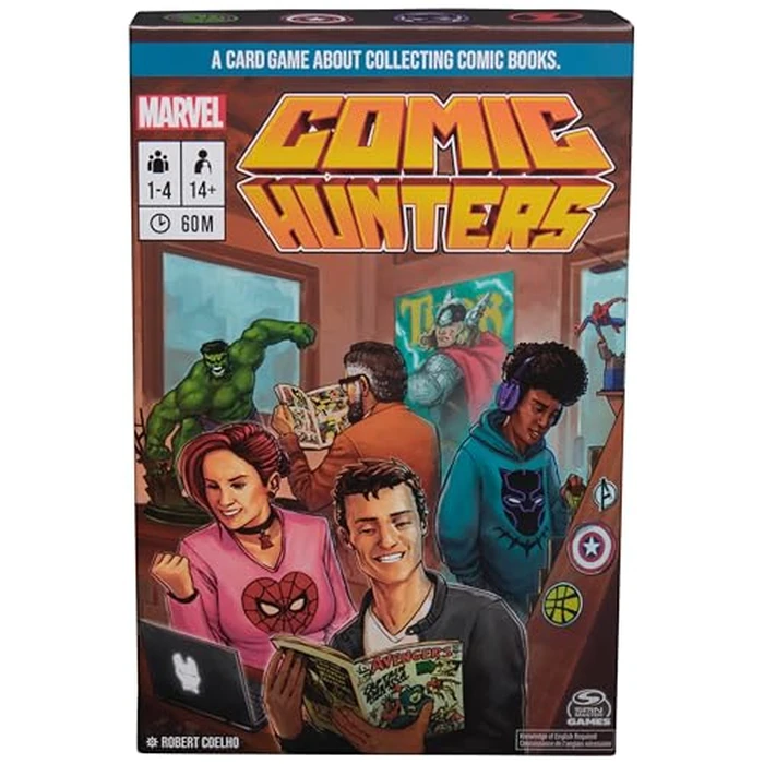 Spin Master Games, Marvel Comic Hunters, Comic Collecting Strategy Card Game for Fans of Marvel Rivals & Action Movies, 1-4 Players, for Ages 14 & Up by Spin Master Games - Used - Acceptable condition