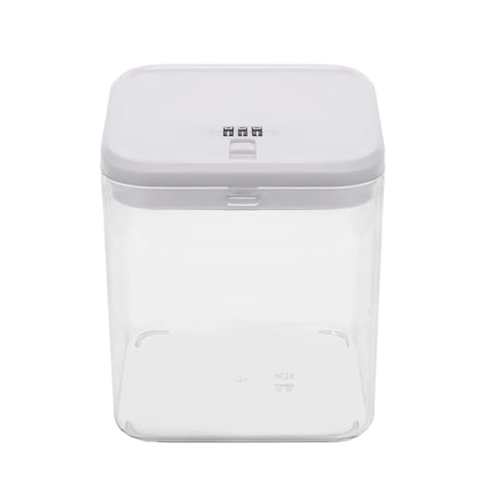 EMLTHORY White Medication Lock Box,Small Lock Box with Code Combination Lockbox Home Safe Container for Refrigerator Food Safe Locking Box Phone Locked Box for Kitchen Home School and Office Safety by EMLTHORY - Image 9