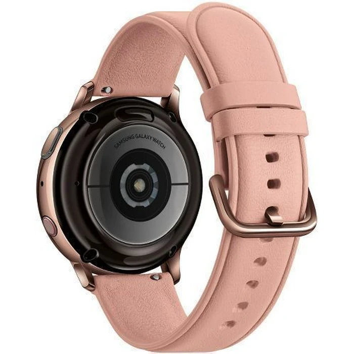 Samsung Galaxy Watch Active2 (Bluetooth + LTE) - 4GB - 40mm - Gold Stainless Steel Case with Pink Leather Leather Strap by Samsung - Image 5