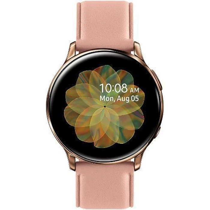 Samsung Galaxy Watch Active2 (Bluetooth + LTE) - 4GB - 40mm - Gold Stainless Steel Case with Pink Leather Leather Strap by Samsung - Refurbished - Excellent condition - US$106.98