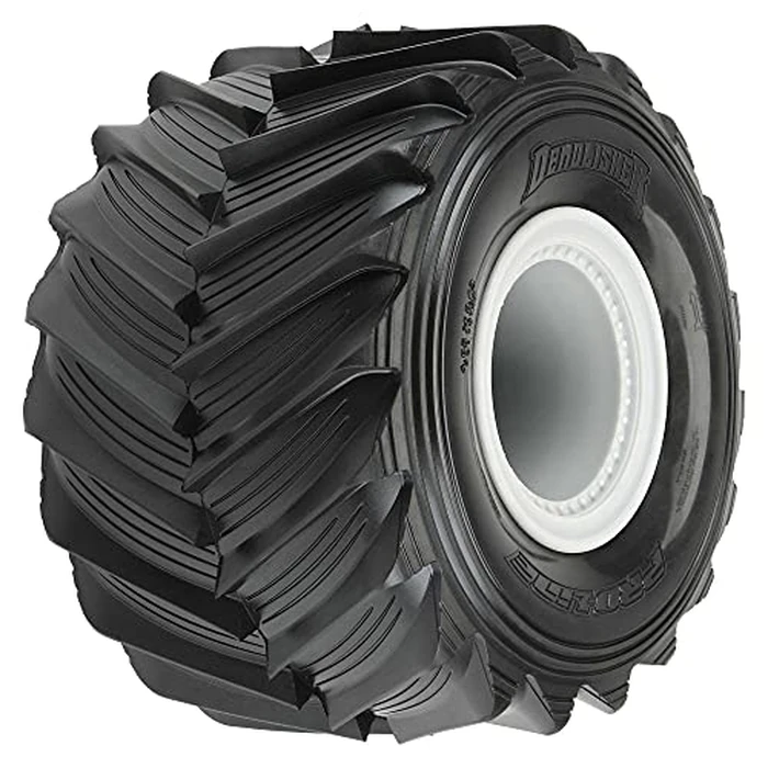 Pro-line Racing Demolisher 2.6/3.5 MTD Gray Whls LMT F/R PRO1018715 RC Tire by Pro-Line - Used - Acceptable condition