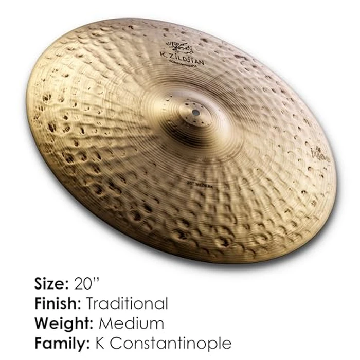 Zildjian 20" K Constantinople Medium Ride by Zildjian - Image 2