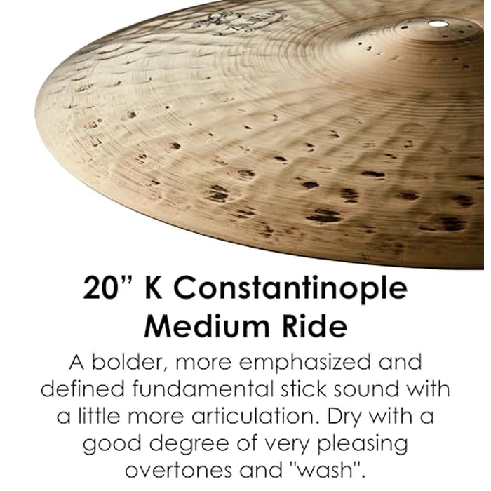 Zildjian 20" K Constantinople Medium Ride by Zildjian - Image 3