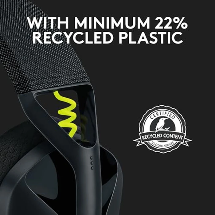 Logitech G435 Lightspeed & Bluetooth Wireless Gaming Headset - Lightweight Over-Ear Headphones, Built-in mics, 18h Battery, Dolby Atmos, PC, PS4, PS5, Nintendo Switch/Switch 2, Mobile - Black by Logitech G - Image 7