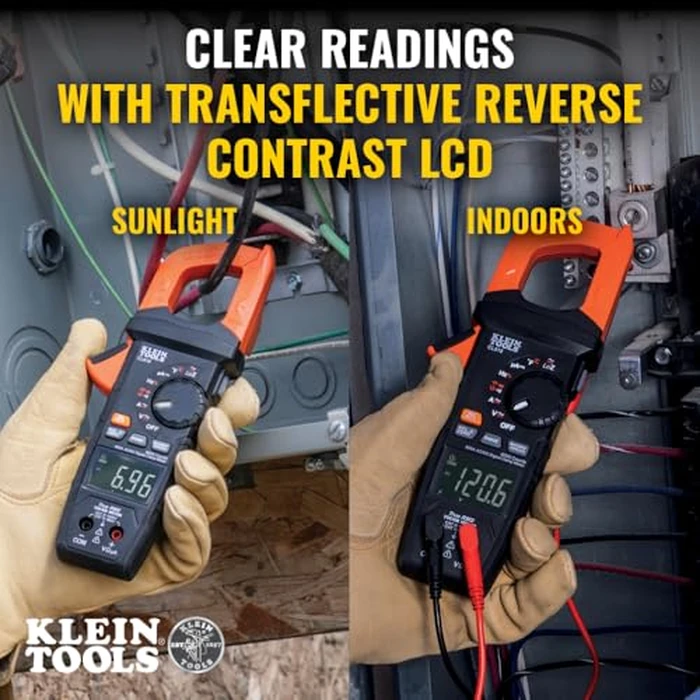 Klein Tools CL810 Digital Clamp Meter, Auto Ranging TRMS, AC/DC Volt/Current, LoZ, Continuity, Frequency, Capacitance, NCVT, Temp, More 1000V, Flashlight by KLEIN TOOLS - Image 2