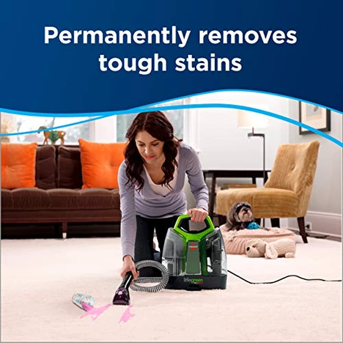 BISSELL Little Green Proheat Portable Deep Cleaner/Spot Cleaner and Car/Auto Detailers with HydroRinse Tool for Carpet and Upholstery, 2513E (Renewed) (Renewed) by Bissell - Image 2