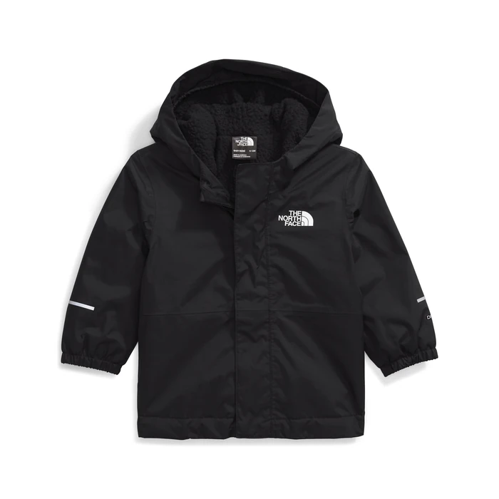 The North Face Baby Warm Antora Waterproof Rain JacketWindproof & Waterproof Rain Coat, Adjustable 3-Piece Hood, TNF Black/TNF Black, 24 Months by The North Face - Image 1