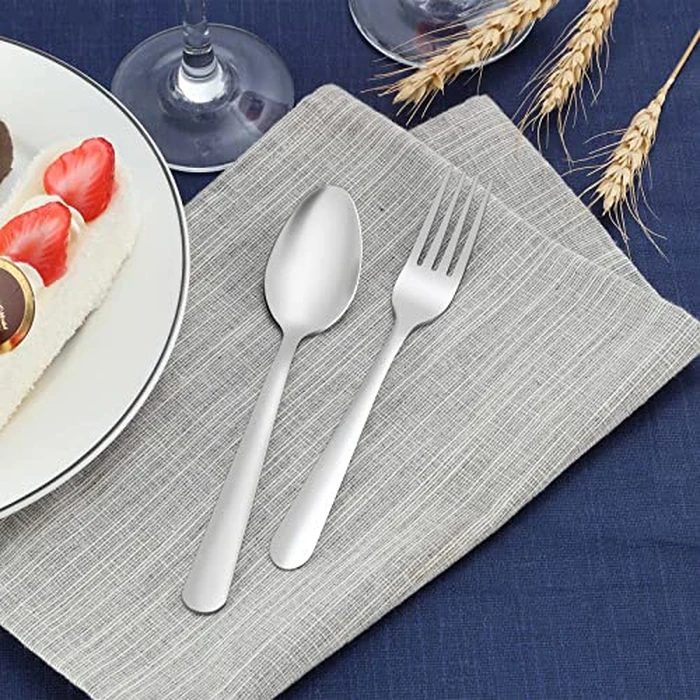 36-Piece Tea Spoons Set, Funnydin 5.9" Inches Stainless Steel Tea Spoons Silverware, Durable Teaspoons Set, Cost-Effective Small Spoons for Home Hotel Restaurant - Mirror Polished, Dishwasher Safe by Funnydin - Image 5