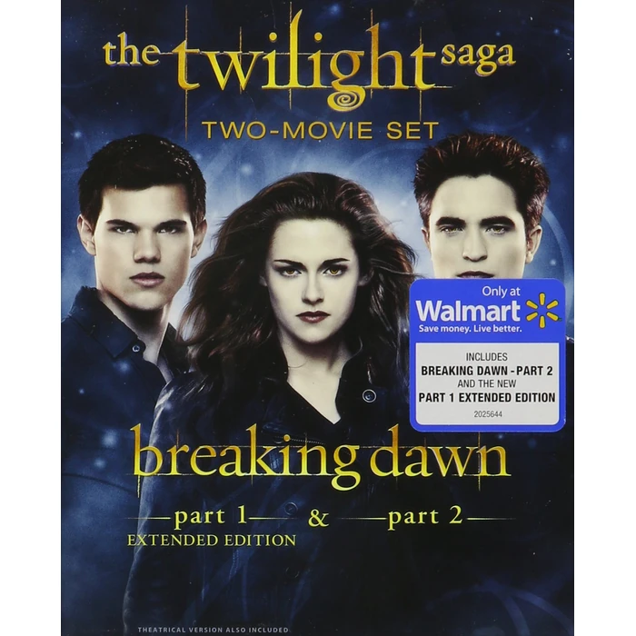 The Twilight Saga: Breaking Dawn, Parts 1 & 2 (Extended Edition) (Blu-ray + Digital Copy + Ultraviolet) by Summit Entertainment - Used - Good condition
