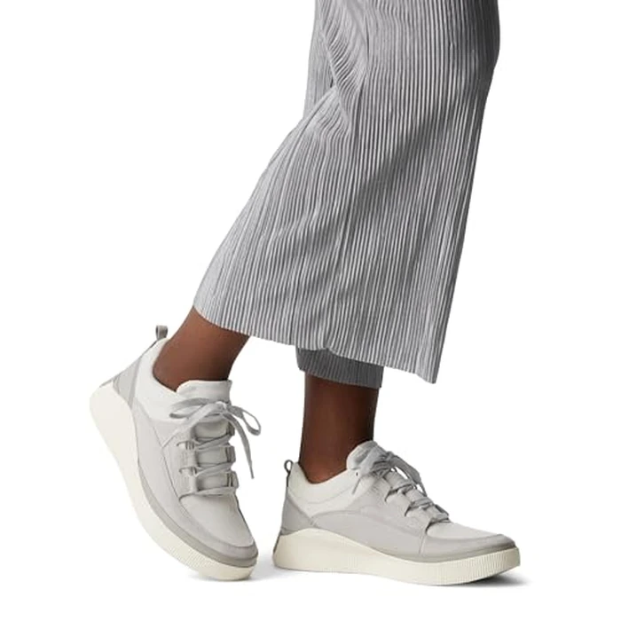 SOREL Women's Out N About lV Low Waterproof Sneaker - Moonstone, Sea Salt - 6.5 by Sorel - Image 2