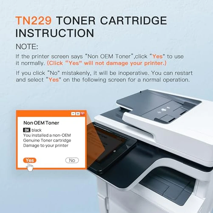 E-Z Ink Compatible Replacement for Brother TN229 TN229xl Toner Cartridges 4 Pack High Yield for MFC-L3780CDW HL-L3280CDW MFC-L3720CDW HL-L3220CDW HL-L3295CDW HL-L8245CDW TN-229 TN229 B/C/M/Y (4 Pack) by E-Z Ink - Image 8