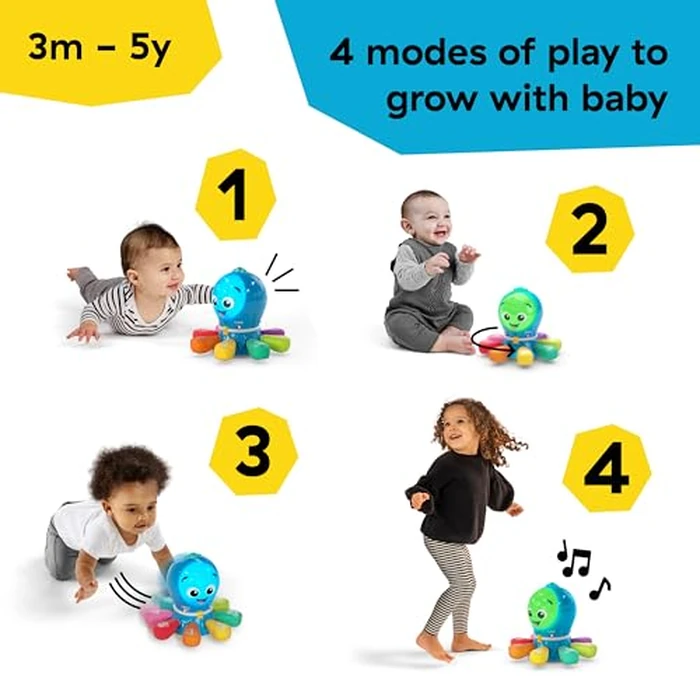 Baby Einstein Ocean Explorers Go Opus Go 4-in-1 Crawl & Chase Activity Learning Toy, Music and Lights, Ages 3 Months to 5 Years by Baby Einstein - Image 2