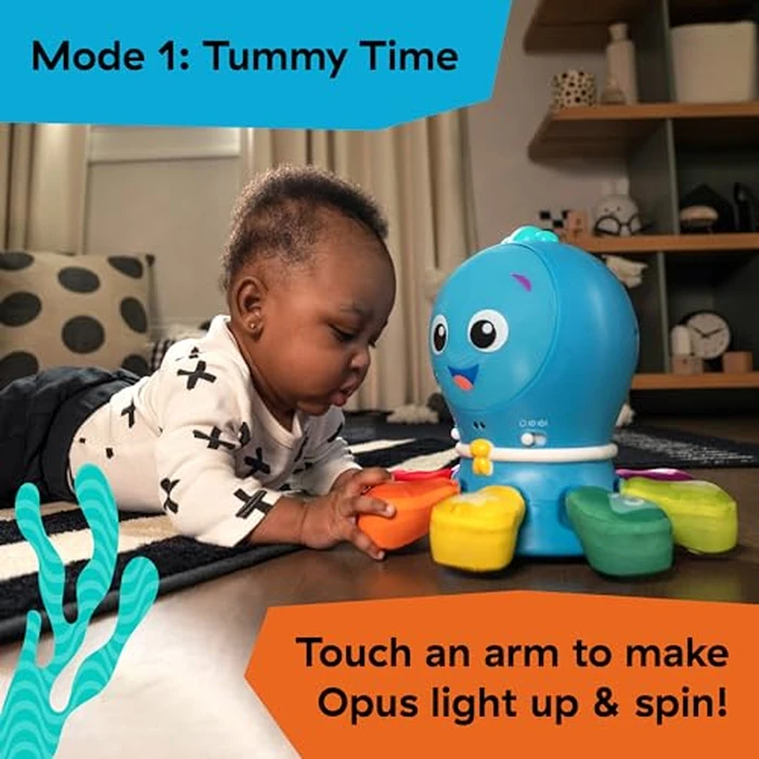 Baby Einstein Ocean Explorers Go Opus Go 4-in-1 Crawl & Chase Activity Learning Toy, Music and Lights, Ages 3 Months to 5 Years by Baby Einstein - Image 4
