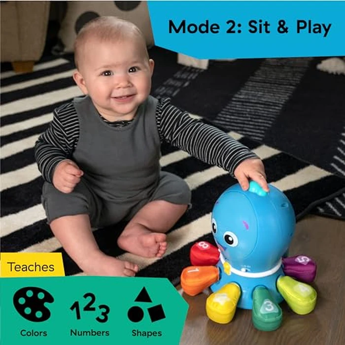 Baby Einstein Ocean Explorers Go Opus Go 4-in-1 Crawl & Chase Activity Learning Toy, Music and Lights, Ages 3 Months to 5 Years by Baby Einstein - Image 5
