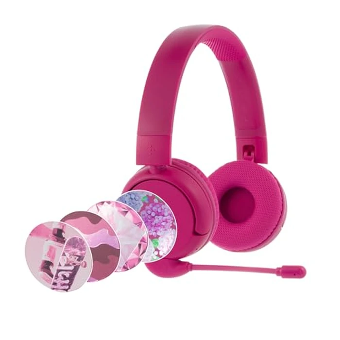 Made for Amazon Bluetooth Kids Headphones with Boom Microphone Age (7-12) | Pink by ONANOFF - Used - Like New condition - US$22.42
