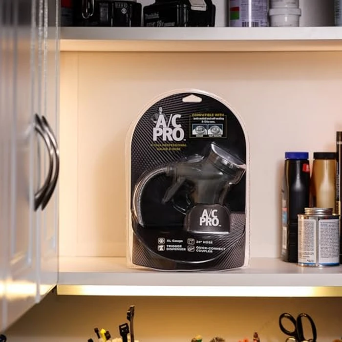 InterDynamics Car Air Conditiioner Gauge and Hose by InterDynamics, A/C Pro Air Conditioner Recharge Gauge and Dispenser for Cars, Trucks, 24 In Hose by A/C Pro - Image 6