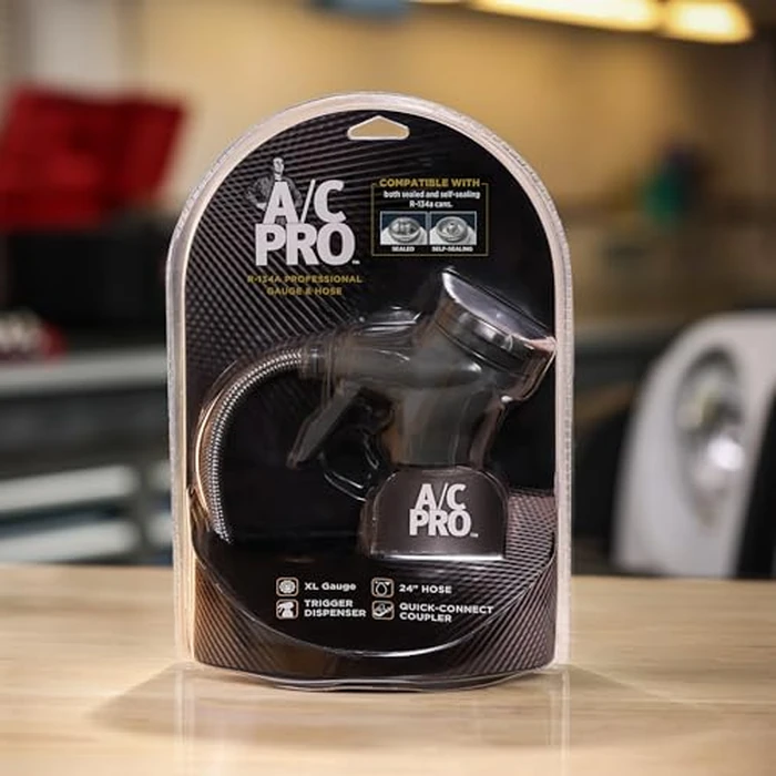 InterDynamics Car Air Conditiioner Gauge and Hose by InterDynamics, A/C Pro Air Conditioner Recharge Gauge and Dispenser for Cars, Trucks, 24 In Hose by A/C Pro - Image 7