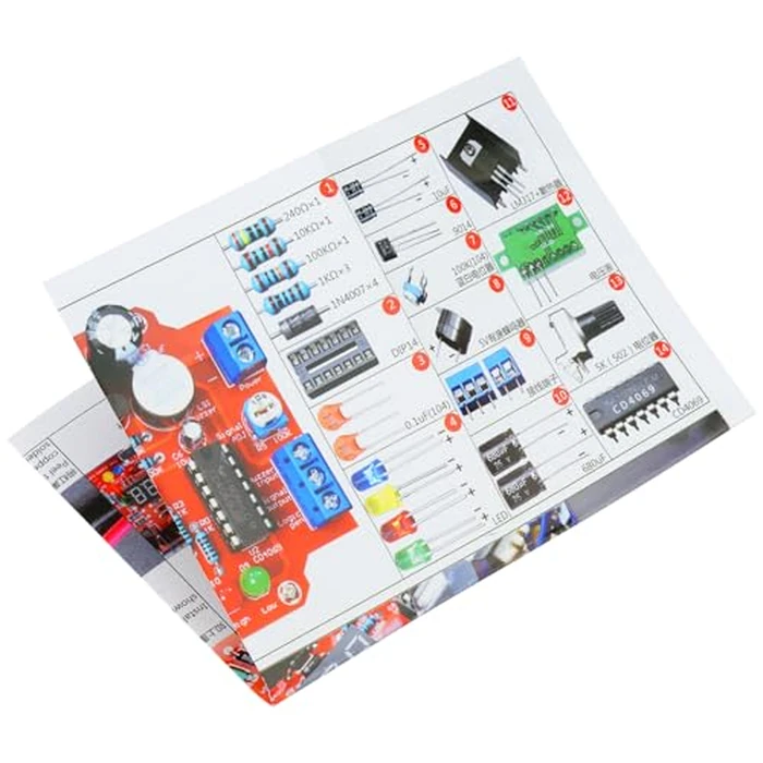 WWZMDiB LM317 Adjustable Voltage Regulator Kit AC-DC 110V to 1.25V-12V DIY Electronic Components Kits for Adults by WWZMDiB - Image 3