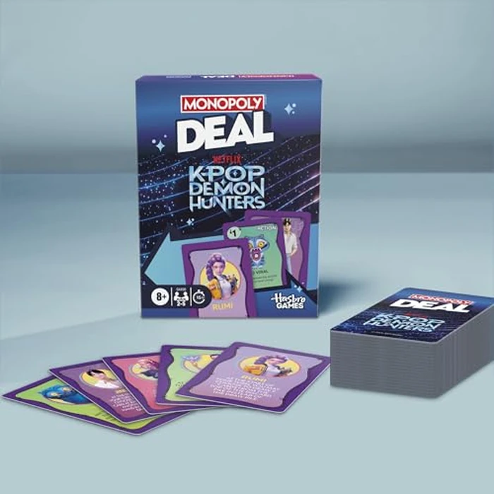 Monopoly Deal: Kpop Demon Hunters Card Game | Family Games for Kids, Tweens, Teens, and Adults | 2-5 Players | 15 mins. | Easter Gifts for Boys and Girls, Ages 8+ by Hasbro Gaming - Image 9