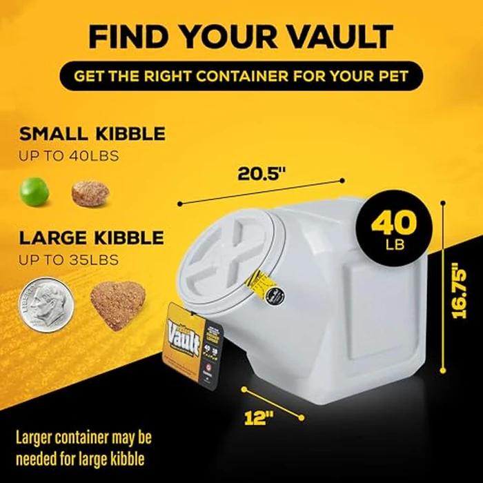 Gamma2 Vittles Vault Outback Airtight Pet Food Container, 40 Pounds by Gamma2 - Image 3