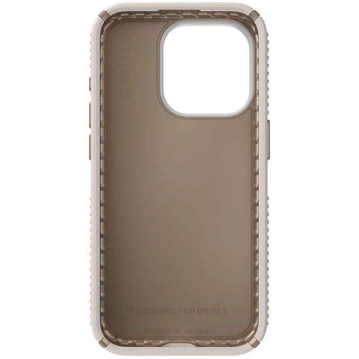 Speck Presidio2 Grip Series Phone Case for iPhone 15 Pro - Bleached Bone/Heirloom Gold by Speck - Image 4