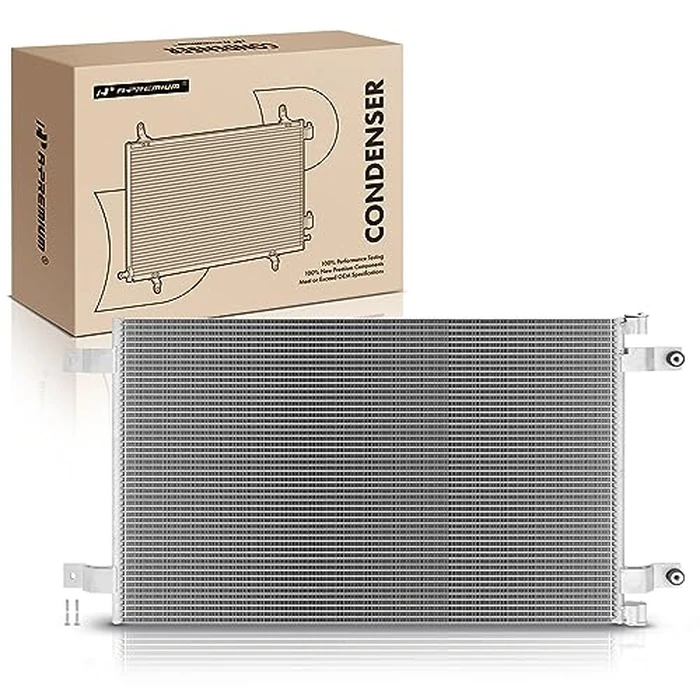 A-Premium A/C Condenser Compatible with Kenworth T400, T600A, T800, W900 & Peterbilt 384, 386, 389 by A-Premium - Used - Like New condition - US$41.38