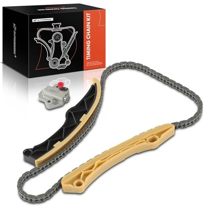 A-Premium Engine Timing Chain Kit W/Tensioner & Guide Compatible with Hyundai Elantra, Sonata, Accent, Tucson, Veloster, Kona, Elantra GT & Kia Soul, Optima, Forte, Rio, Seltos, Forte Koup, Forte5 by A-premium - Used - Very Good condition - CA$21.86