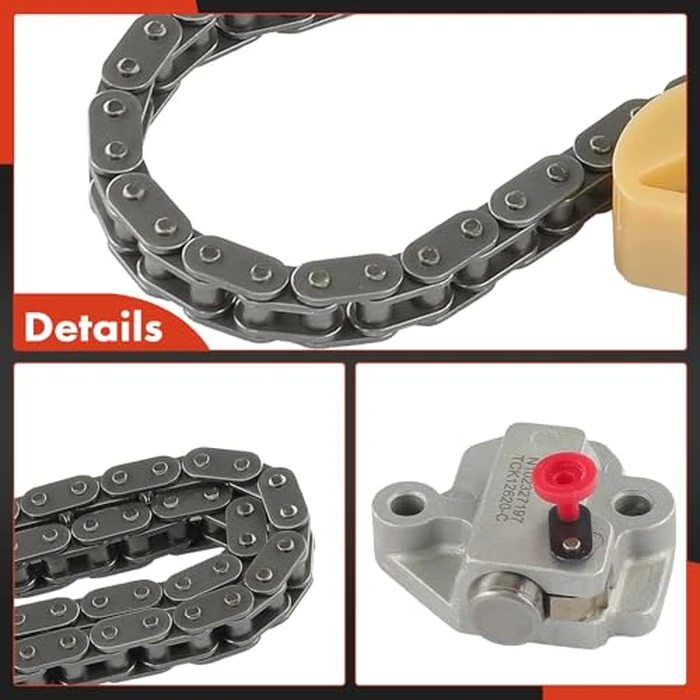 A-Premium Engine Timing Chain Kit W/Tensioner & Guide Compatible with Hyundai Elantra, Sonata, Accent, Tucson, Veloster, Kona, Elantra GT & Kia Soul, Optima, Forte, Rio, Seltos, Forte Koup, Forte5 by A-premium - Image 9