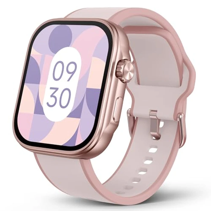 Smart Watch, AI Running Plan, 3ATM Waterproof Fitness Tracker, 1.99" AMOLED Display, Heart Rate Blood Oxygen Sleep Monitoring, Smartwatch for Women Compatible with Android and iOS Pink by SOUYIE - Used - Acceptable condition - CA$42.32