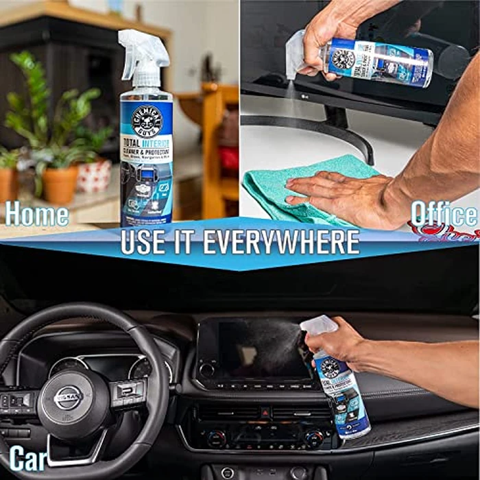 Chemical Guys Total Interior Cleaner & Protectant 16 oz with Professional Grade Microfiber Towel - Car Interior Cleaning Kit for Dash, Seats, Carpet, Glass, Vinyl, Leather, and Plastic by Chemical Guys - Image 7