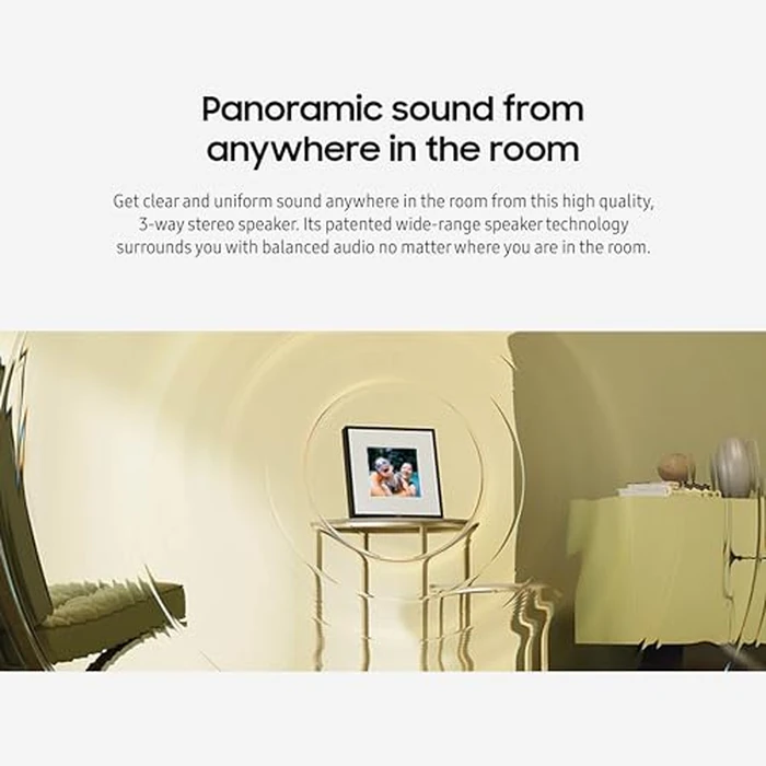 Samsung LS60D Music Frame Smart Speaker with Dolby Atmos Audio, Q-Symphony, Customizable Design, Wide Range Sound, Wireless Wi-Fi and Bluetooth Music Streaming, HW-LS60D/ZA by Samsung - Image 7