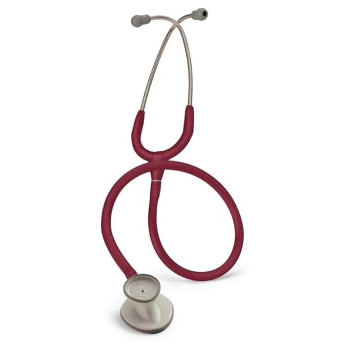 3M Littmann Lightweight II S.E. Stethoscope, 2451, 28" Burgundy Tube by Littmann - Used - Like New condition
