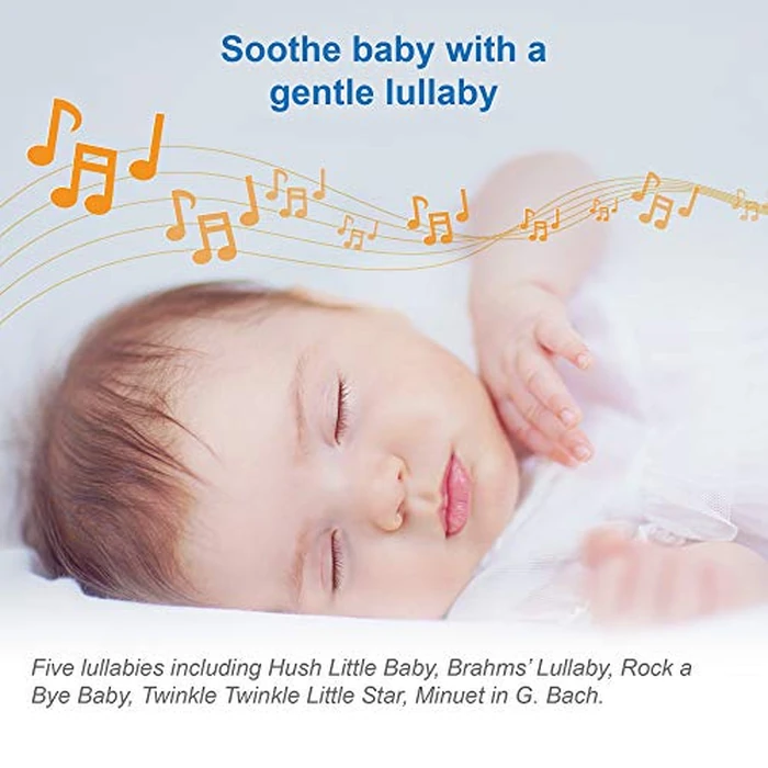 VTech BC8211 - Myla The Monkey - Baby Sleep Soother With White Noise Sound Machine, Soft Ambient Sounds And Melodies, Soft-Glow Night Light, NEW Rechargeable Battery Version. by VTech - Image 6