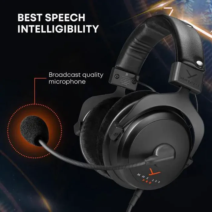 Beyerdynamic MMX 300 PRO Closed Gaming Headset with Stellar.45 Driver and Condenser Microphone, Wired Gaming Headset Suitable for PC, Gaming Console, by Beyerdynamic - Image 8
