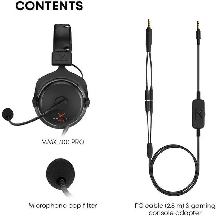 Beyerdynamic MMX 300 PRO Closed Gaming Headset with Stellar.45 Driver and Condenser Microphone, Wired Gaming Headset Suitable for PC, Gaming Console, by Beyerdynamic - Image 10