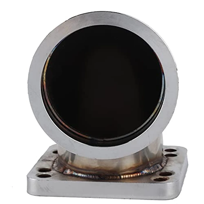 Aramox 3.0in V Band to T3 Stainless Steel Turbo Flange, 90 Degree Bend Adapter Flange CNC Machining for 304 Turbocharger by Aramox - Image 9
